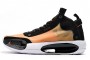 Newest Air Jordan 34 Amber Rise Black Sail Metallic Silver For Sale Men BQ8394 100 