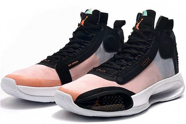 Best Air Jordan 34 Black Orange Pink White 3475 001 