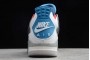 Fashion Air Jordan 4  White Military Blue Fire Red Mens CI1184 146 