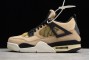 Newest Air Jordan 4 Fossil Mushroom Black Fossil Pale Ivory Mens AQ9129 200 