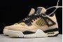 Newest Air Jordan 4 Fossil Mushroom Black Fossil Pale Ivory Mens AQ9129 200 