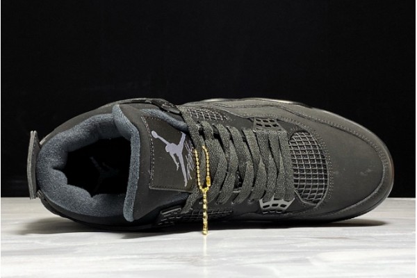 2021 Air Jordan 4 IV Retro Black Cat Light Graphite AJ4 Basketball Shoes Mens CU1110 010