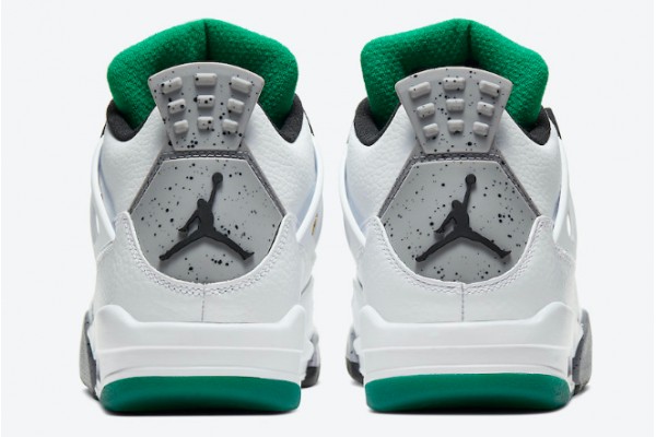 Best Air Jordan 4 IV Retro Rasta Lucid Green White AJ4 Basketball Shoes Mens AQ9129 100
