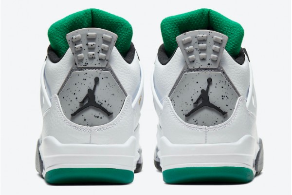 Best Air Jordan 4 IV Retro Rasta Lucid Green White AJ4 Basketball Shoes Mens AQ9129 100 