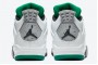 Best Air Jordan 4 IV Retro Rasta Lucid Green White AJ4 Basketball Shoes Mens AQ9129 100 