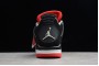 New Air Jordan 4 Retro Bred Black Red Mens 308497 089