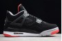 Cheap Air Jordan 4 Retro OG Bred Black Cement Grey Summit White Fire Red Mens 308497 060 