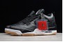 Best Air Jordan 4 SE Laser Black White Gum Light Brown Mens CI1184 001 