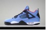 Buy Air Jordan 4 Travis Scott University Blue Varsity Red Black Mens 308497 406 