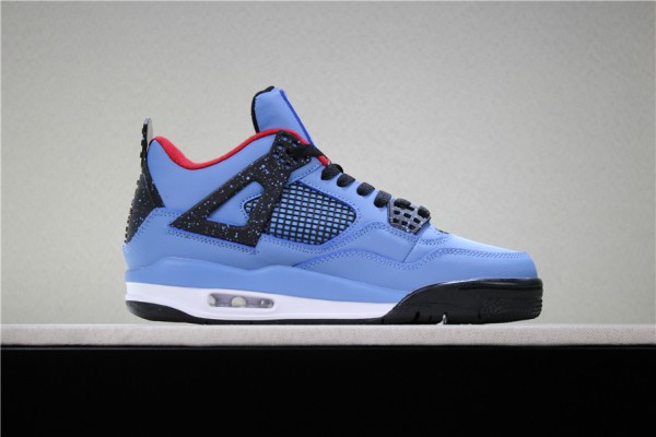 Buy Air Jordan 4 Travis Scott University Blue Varsity Red Black Mens 308497 406 