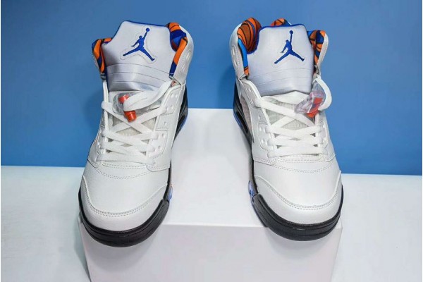 Hot Air Jordan 5 International Flight Sail Orange Peel Black Hyper Royal Men 136027 148 