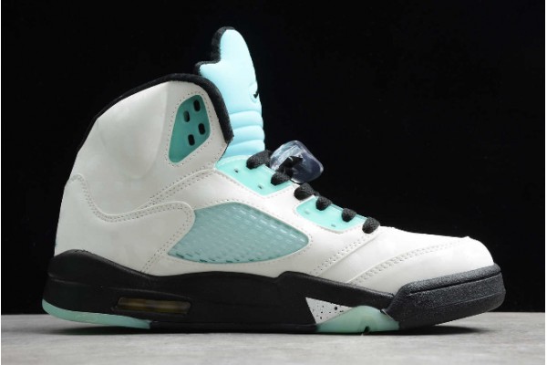 Latest Air Jordan 5 Retro Island Green Youth CN2932 100 