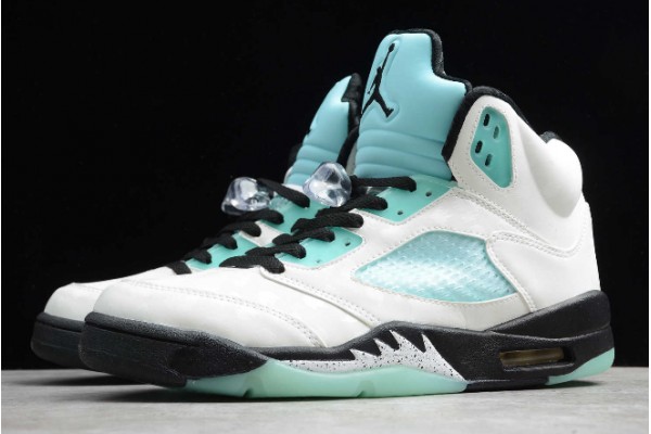 Latest Air Jordan 5 Retro Island Green Youth CN2932 100 