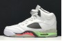 Cheap Air Jordan 5 Retro Poison Green White Infrared 23 Light Poison Green Black Youth 136027 115 