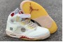 2021 Air Jordan 5 White Fire Red For Sale Men CT8480 002 