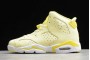 Latest Air Jordan 6 Mid Dynamic Yellow Floral Youth 543390 800 