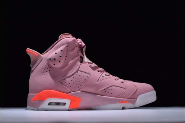 Newest Air Jordan 6 Retro Millennial Pink Youth 384664 031 