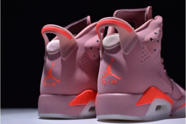 Newest Air Jordan 6 Retro Millennial Pink Youth 384664 031 