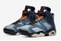 2021 Air Jordan 6 Retro Washed Denim Black Sail Men CT5350 401 